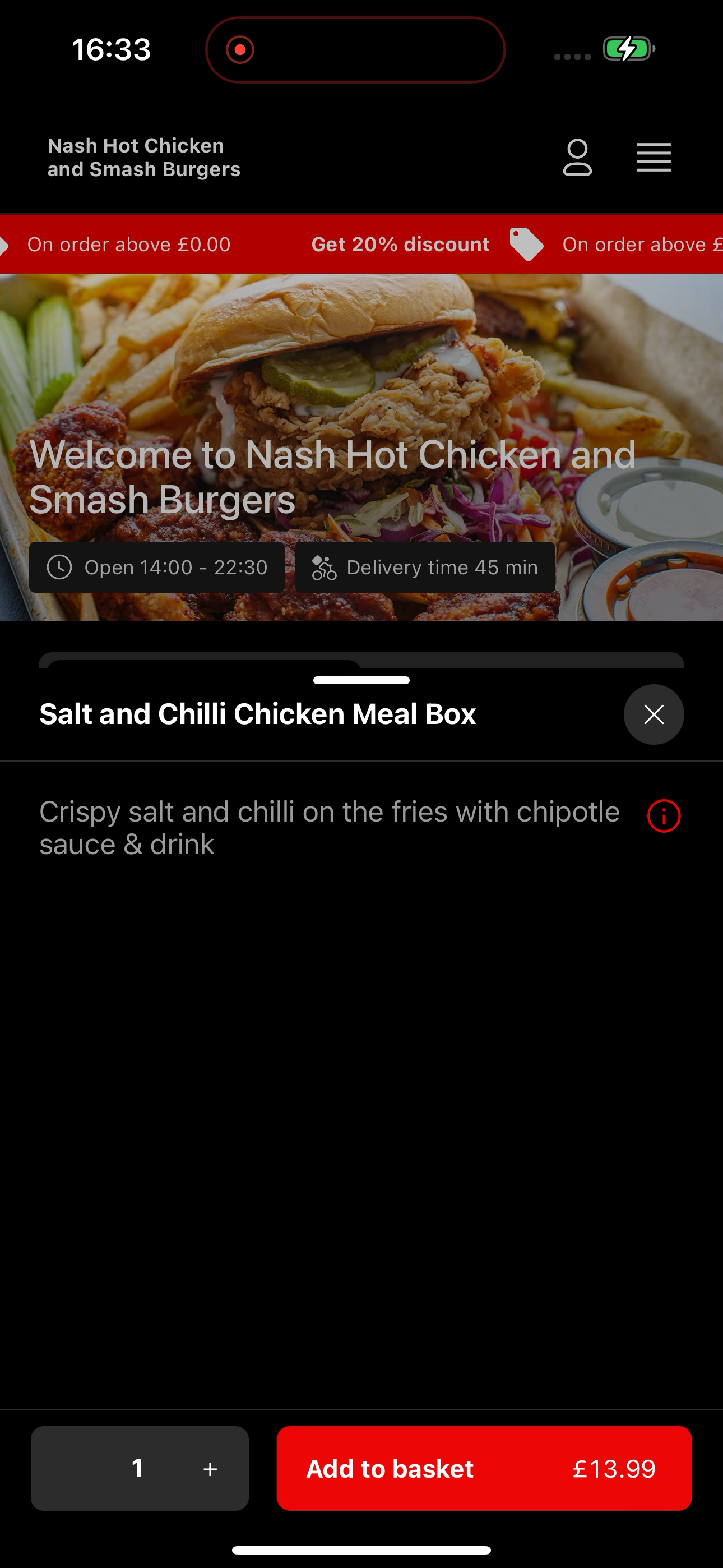 Nash Hot Chicken and Smash Bur screenshot 8