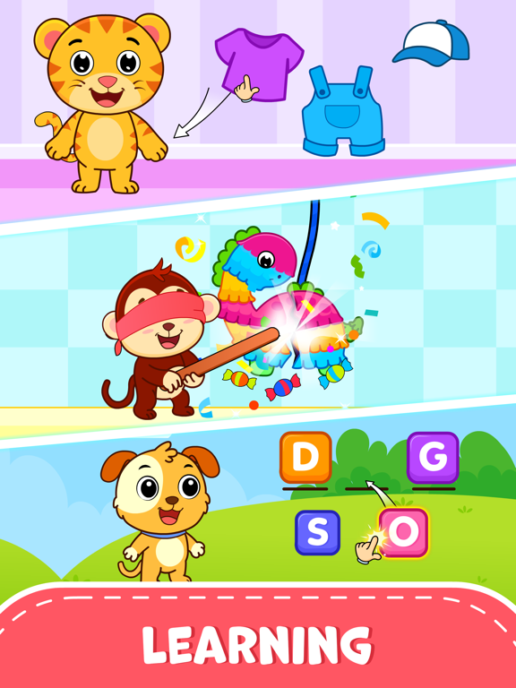Toddler Games Baby Balloon Pop iPad screenshot 6 - Education app