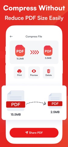 PDF Compressor: Compress PDF . Screenshot 5 of 7