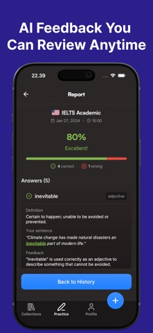 Vonote - Vocabulary Tracker screenshot