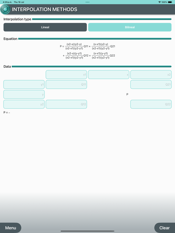 Screenshot #5 pour Interpolation Methods
