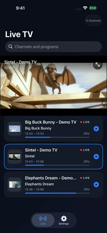 neTV Personal TV Player screenshot 3 of 3