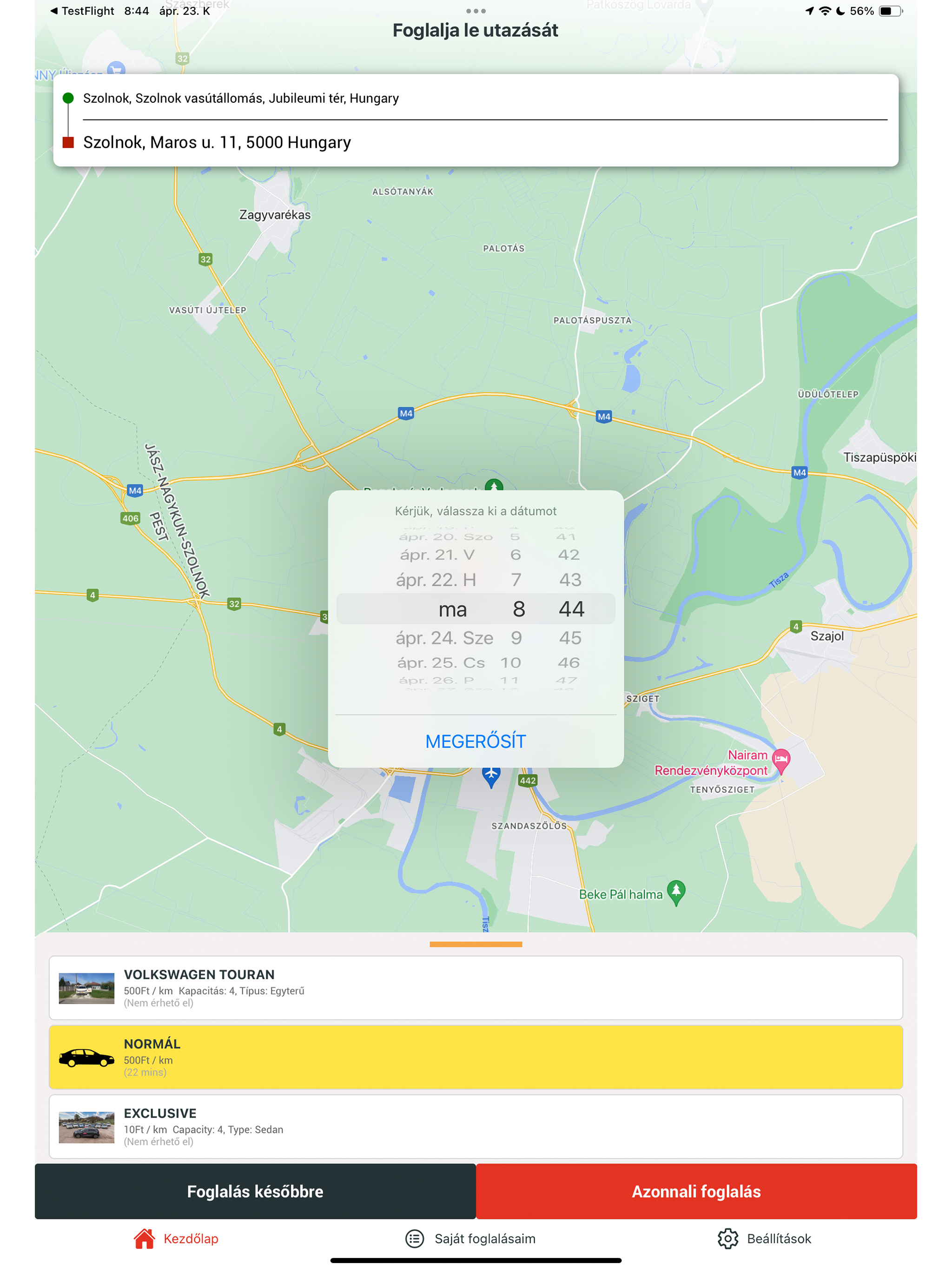 Hatnégyes Taxi Szolnok screenshot 8