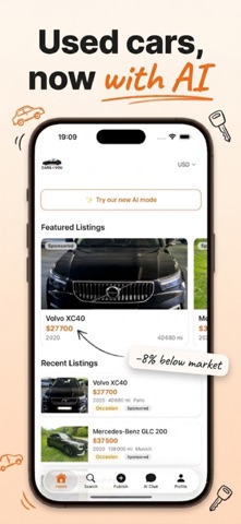 Cars4You: AI Used Car Finder iPhone screenshot