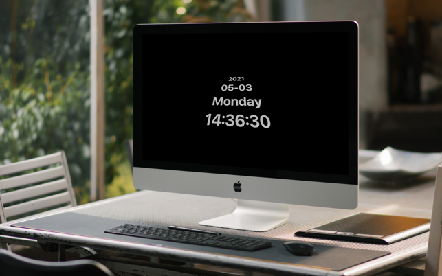 ‎OneClock - A Simple Flip Clock Screenshot