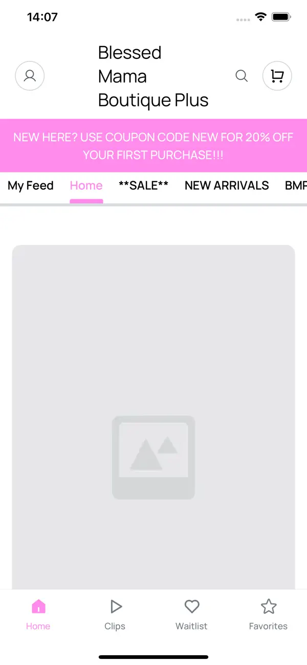 Screenshot #1 pour Blessed Mama Boutique Plus
