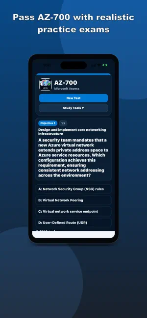 AZ-700 Practice Test screenshot 1