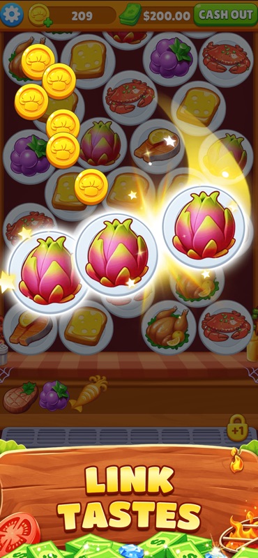 Grill Drop Master: Food Shelf screenshot 2