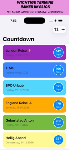 Countdown - Tageszähler screenshot