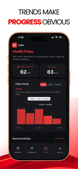 Calm - Heart Rate & Breathing screenshot 3