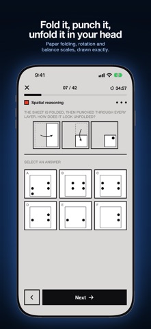 IQ Test: Reasoning Score Screenshot 4 of 7