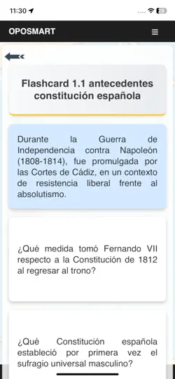 Captura de pantalla de SPPLB OPOSMART en iPhone 1
