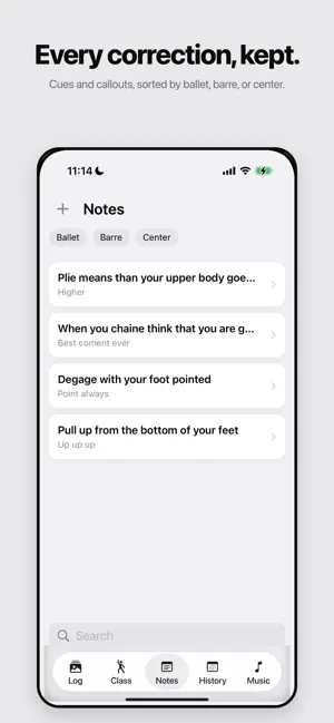 Ballet Log screenshot 3