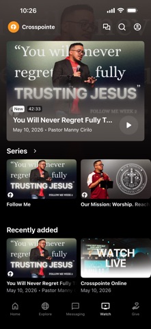 Crosspointe Kilgore iPhone screenshot