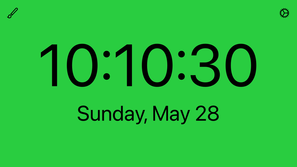 #8. Spiffy Clock (iOS) By: Matthew Roberts