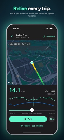 GPS Speed Tracker >Speedometer Screenshot 2 of 8