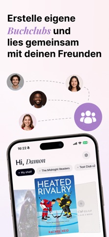 Chapter - your book club app screenshot