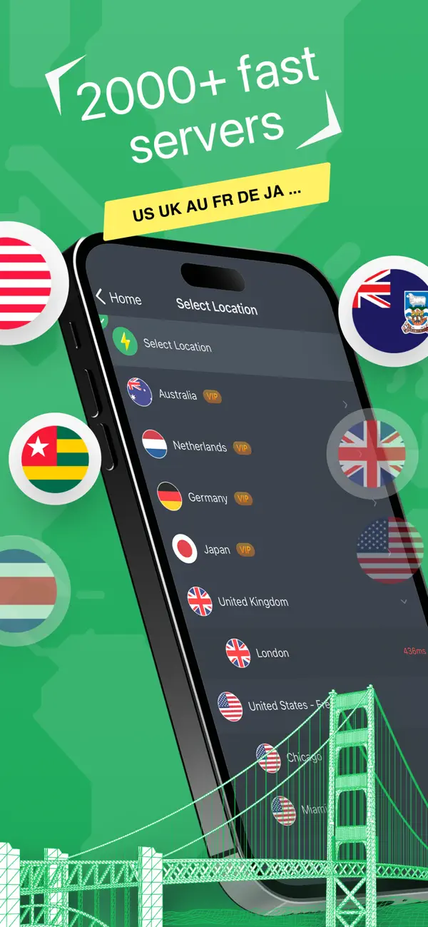 Screenshot #2 pour VPN Master - Fast Proxy Server