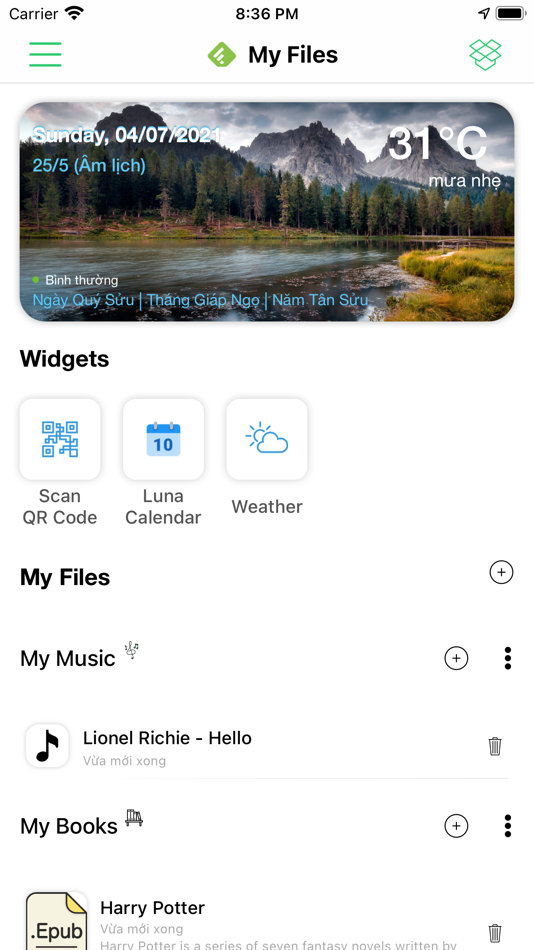 #1. ReadEW - Book Reader (iOS) Podle: Nguyen Hang