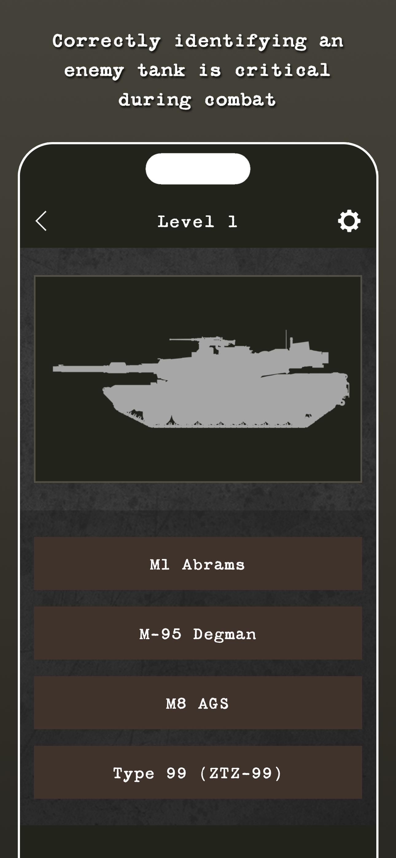 Tank Spotter's Quiz