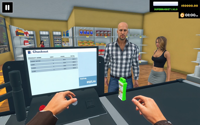 Supermarket Cashier Mega Store Screenshot