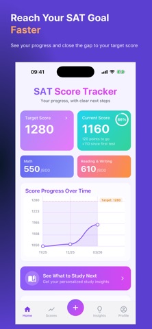 SAT Score Tracker Screenshot 1 of 8