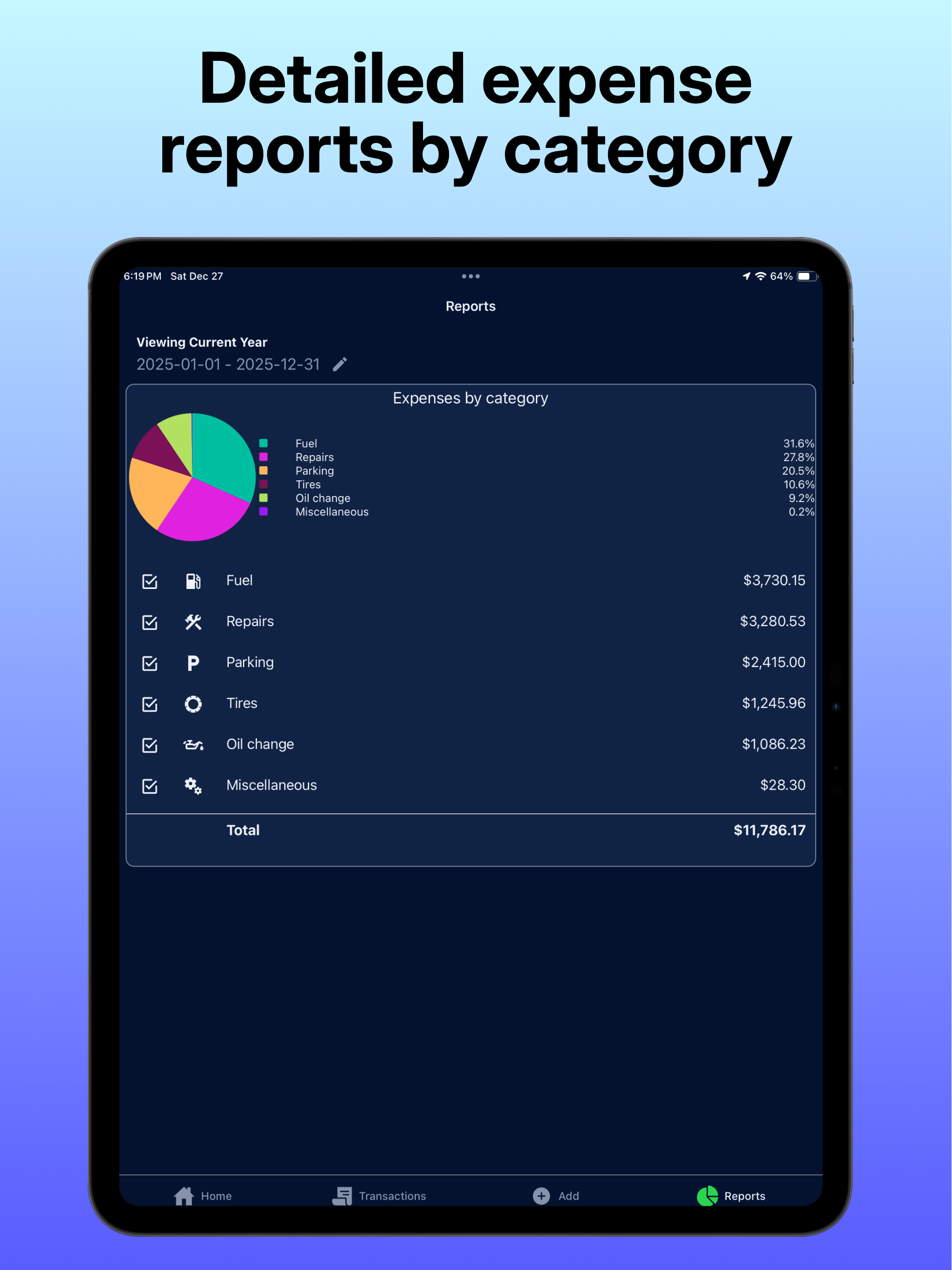 ExpenTra - Receipts & Reports screenshot 8