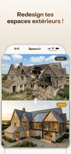 Capture d'écran de Spaace It - Déco Intérieur IA sur iPhone 6