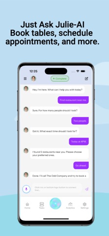 Julie AI screenshot