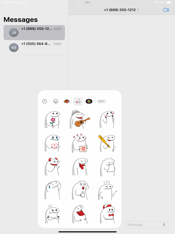 Screenshot #6 pour Flork Stickers Pack