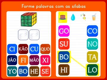 Silabando iPad screenshot