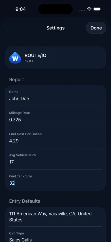 Route IQ screenshot 3