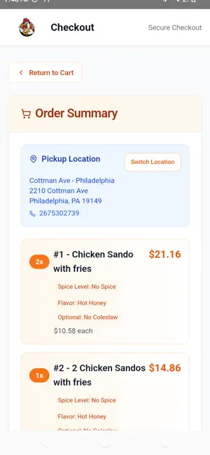 Nanu's Hot Chicken - Order screenshot 3