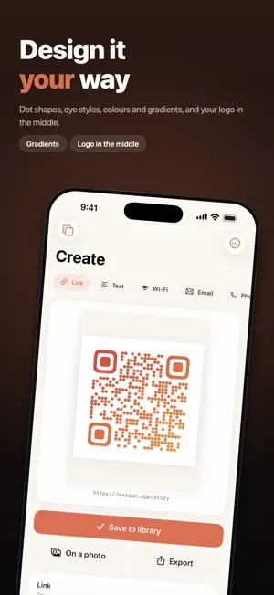 Marqam: QR Code on Photo screenshot 4