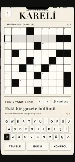 Kareli Bulmaca screenshot 1