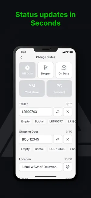 Egreen ELD screenshot 2