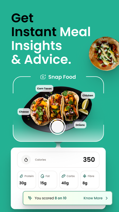 Healthify: AI Calorie Tracker iPhone screenshot 4 - Health & Fitness app