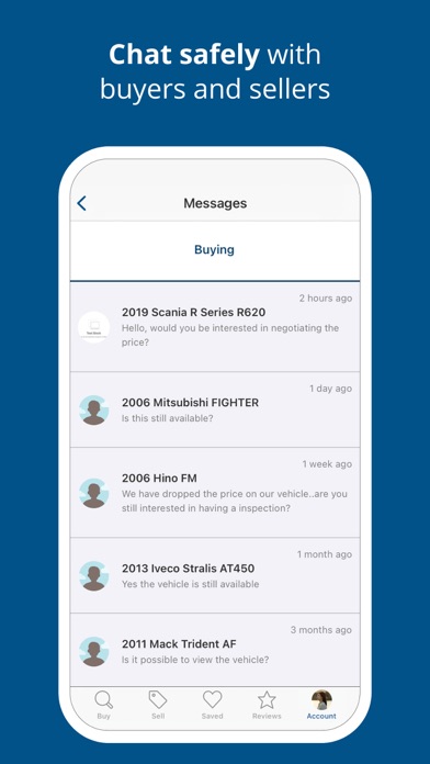Trucksales Screenshot