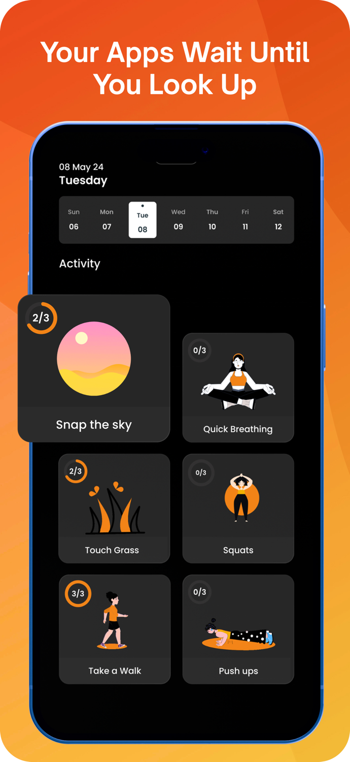 LookUp Focus App to Unplug