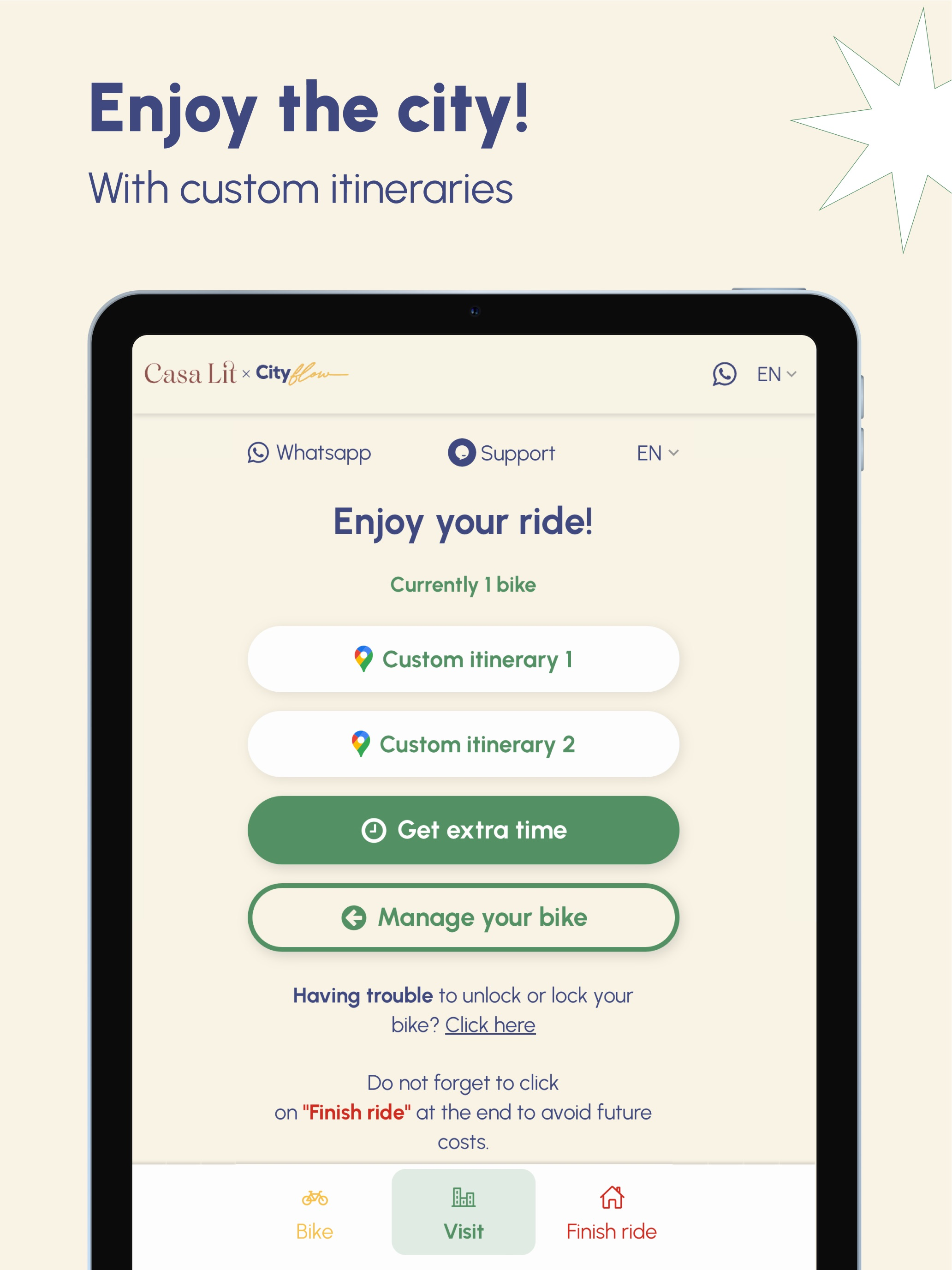 Cityflow – Hotels bikes rental