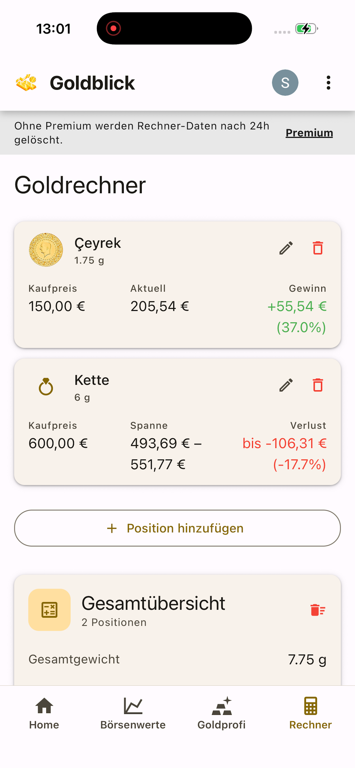 Goldblick screenshot 7