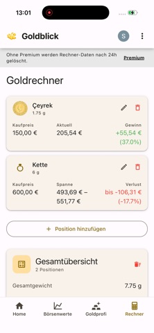 Goldblick iPhone screenshot 7