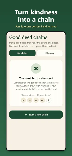 Goodness Chain: Daily Kindness screenshot 4