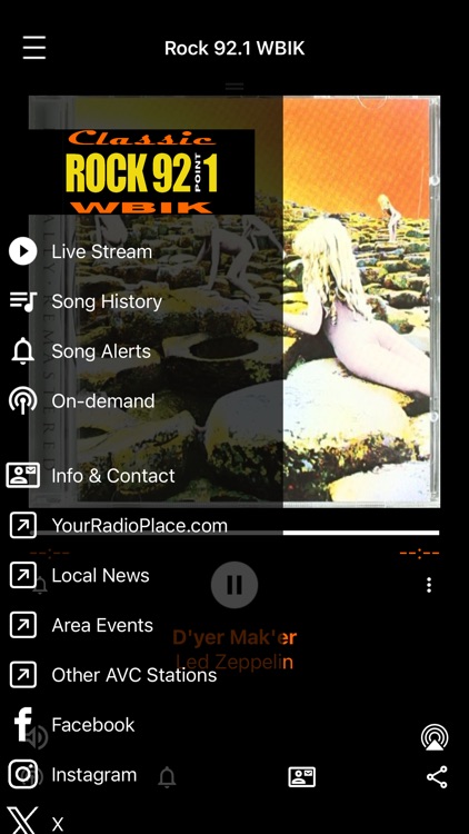 WBIK Classic Rock 92.1