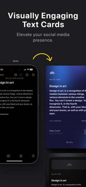 ‎Kiko Card:Text Post & Carousel Screenshot