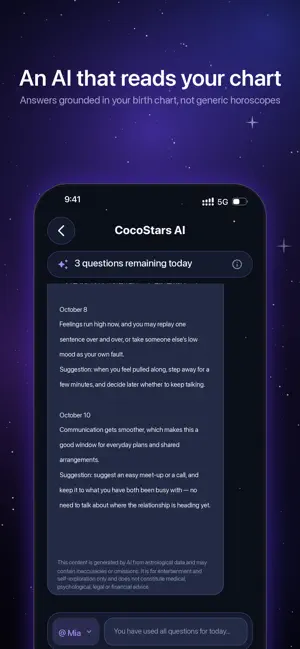 CocoStars - AI Astrology screenshot 4
