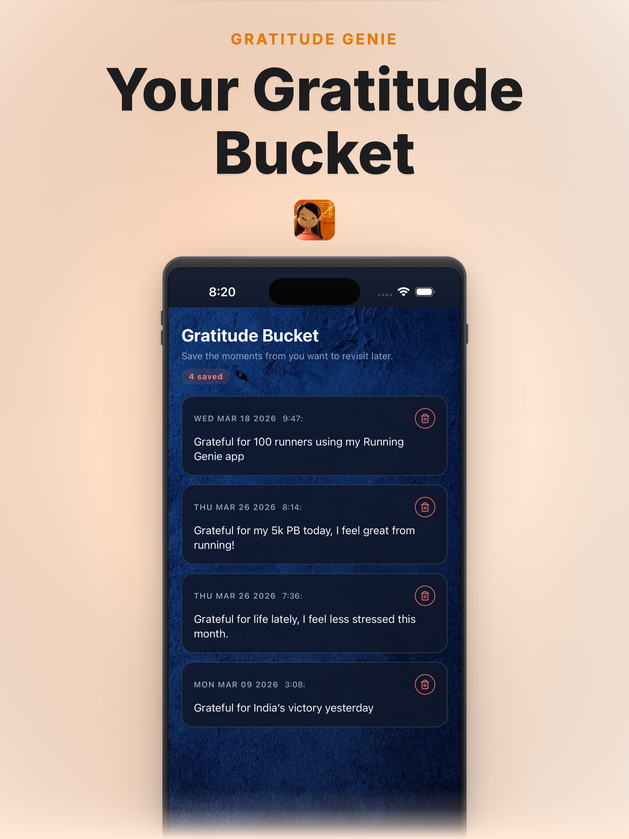 Gratitude Genie: AI Journal screenshot 8
