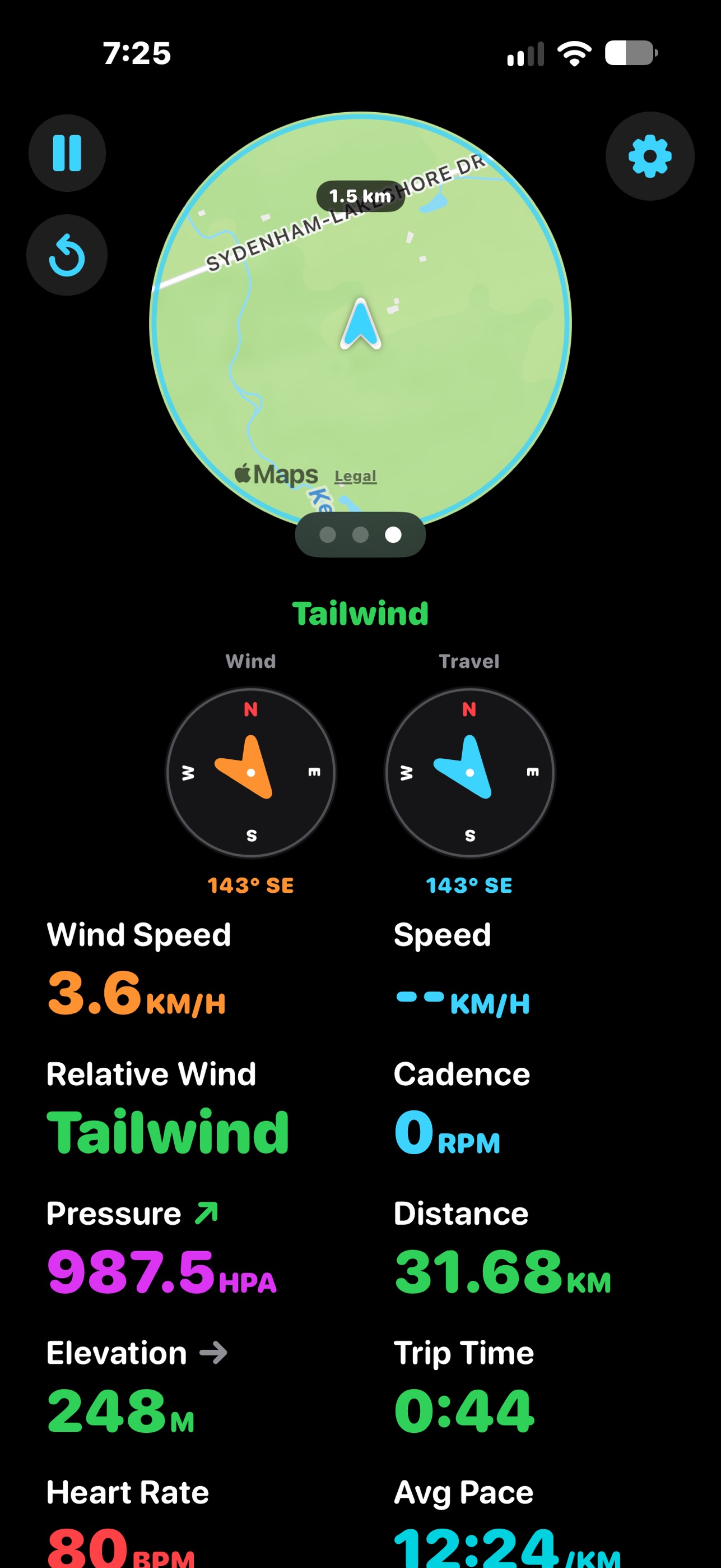 Screenshot 3 of CycleWind