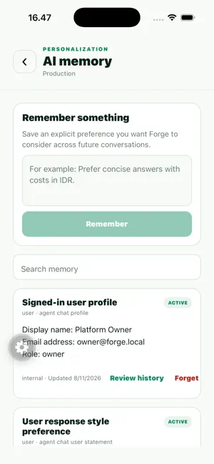 Forge AI Agent screenshot 3