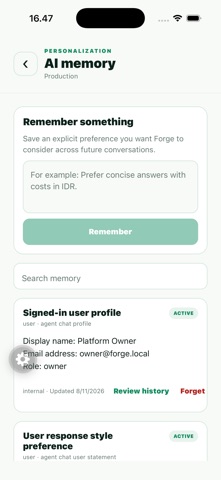 Forge AI Agent Screenshot 3 of 10